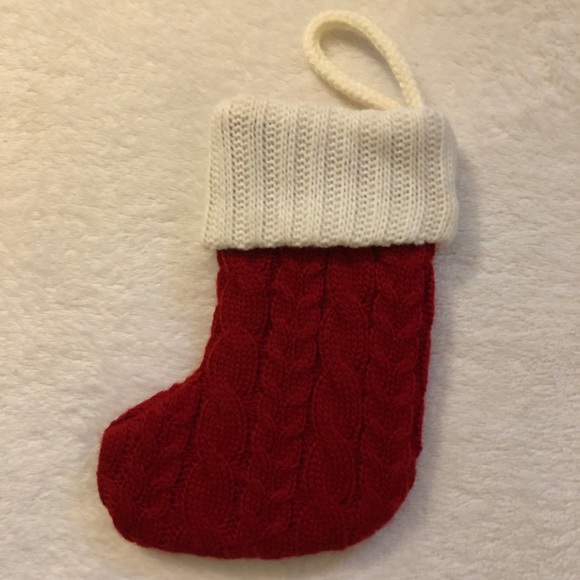 j initial mini christmas stocking nwot - Picture 3 of 5